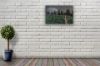Picture of 'Spring Day, Gray Sky', Original Acrylic Painting / Print on Canvas, 36" x 24" x .75"