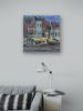 Picture of 'Feeling France', Original Acrylic Painting / Print on Canvas, 24" x 24" x .75"