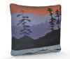 Picture of Custom Design Pillow off of 'PNW Blues' Painting, 16" x 16"