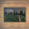 Picture of 'Spring Day, Gray Sky', Original Acrylic Painting / Print on Canvas, 36" x 24" x .75"