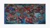 Picture of 'Painted Roses',  Original Acrylic Painting / Print on Canvas, 24" x 12" x .5"