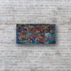 Picture of 'Painted Roses',  Original Acrylic Painting / Print on Canvas, 24" x 12" x .5"